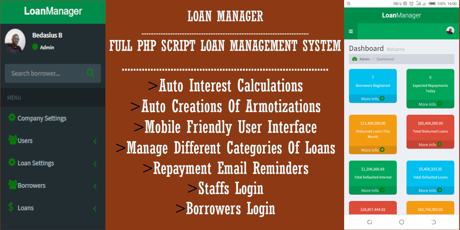 Loan Manager PHP Loan Management System