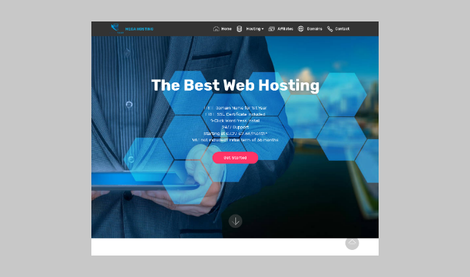 Mega Hosting Responsive Trending Hosting Template