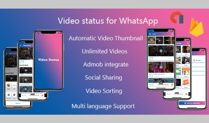 Multiple Language Video Status iPhone App with Admin Panel