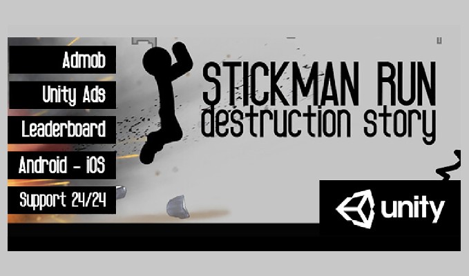 Stickman Run Complete Unity Project