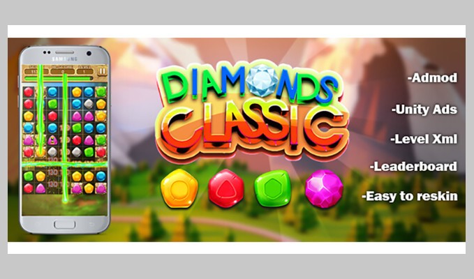 Diamonds Classic Full Unity Project