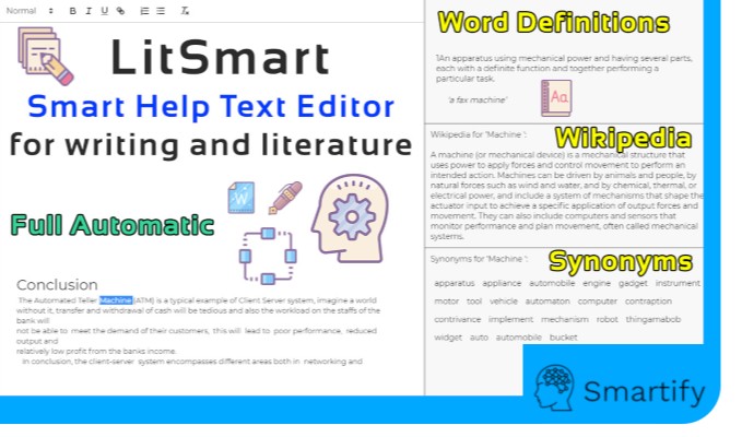 Smart Text Editor INTELLIGENT HELPER