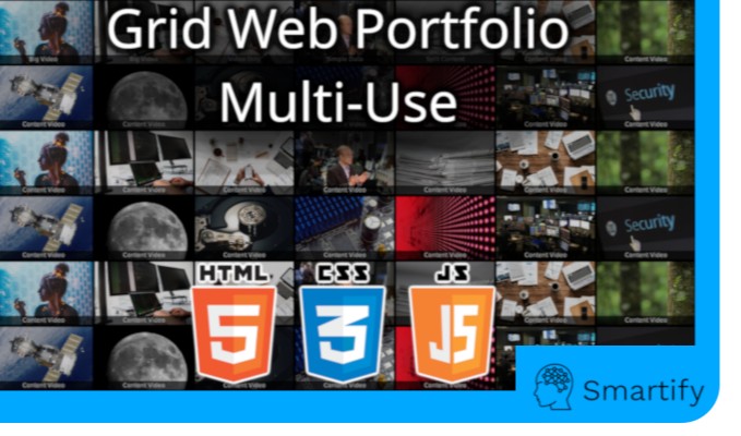 Web Grid Portfolio Website Layout