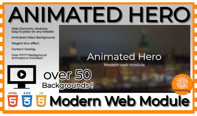 Animated Hero Web Module