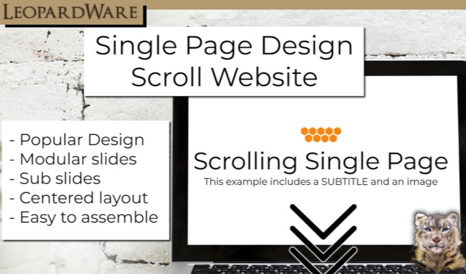 Scrolling Single Page Template