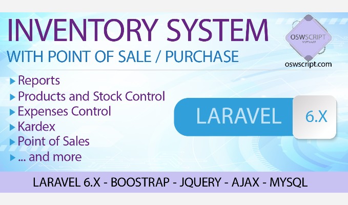 Inventory System With Point Of Sale And Purchase