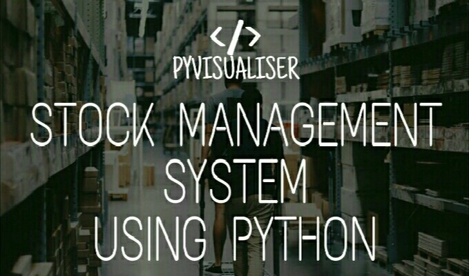 Stock Management System Using Python