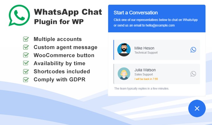 WhatsApp Click to Chat Plugin