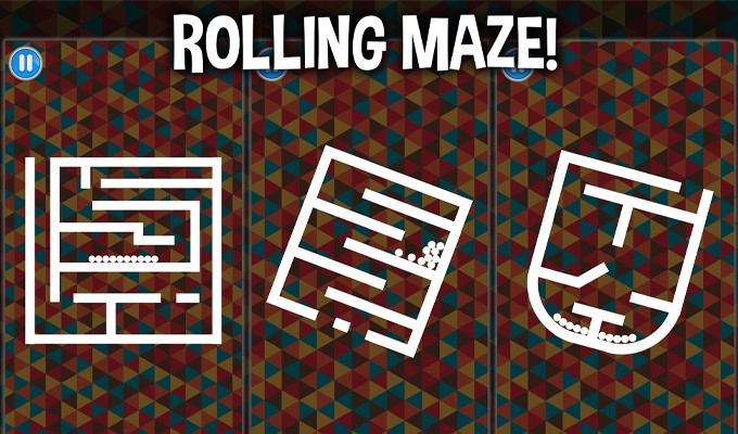 Rolling Maze balls rotate complete project puzzle game template