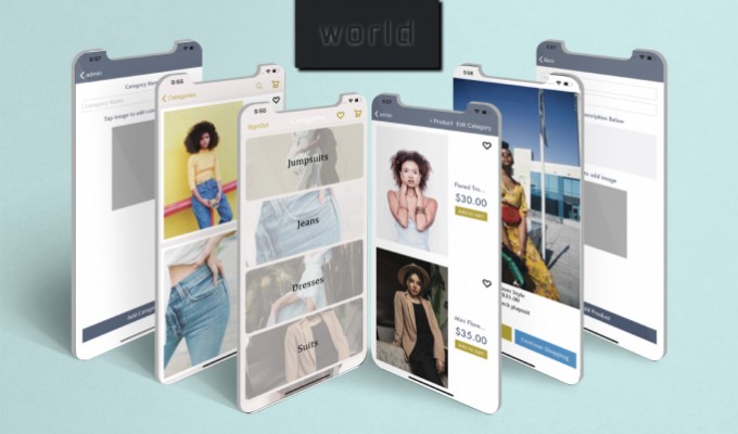 WorldOwnerApp iOS ecommerce