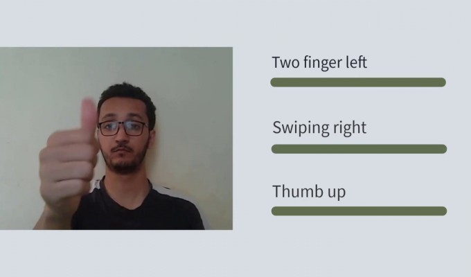 Real Time Gesture Recognition with Python 22 Gestures