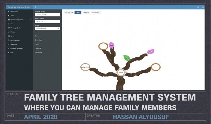 Family Tree Management System