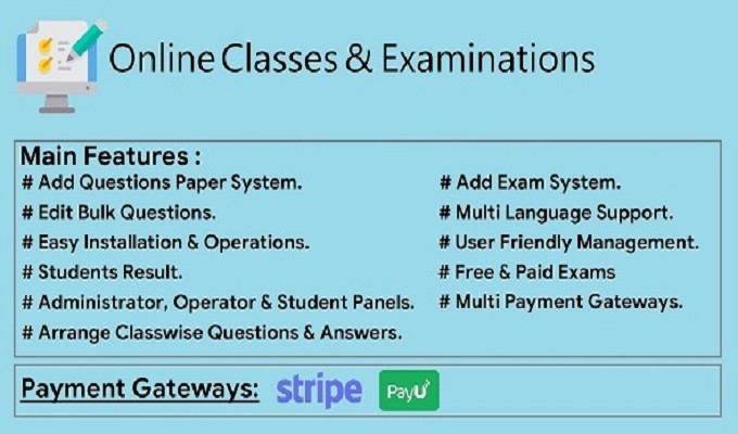 Online Classes And Examinations In CodeIgniter