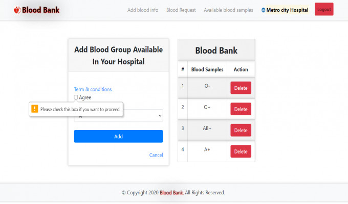 BLOOD BANK IN PHP WITH SOURCE CODE