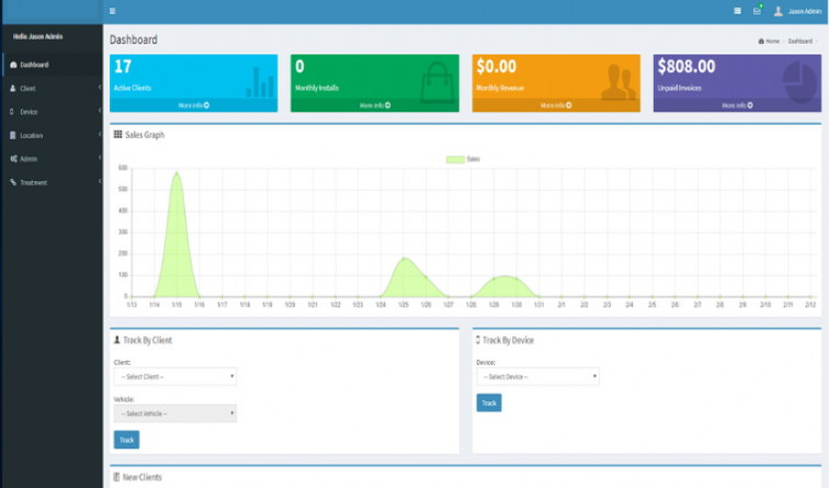 Alcohol Interlock Home Monitor ERP Software Suite