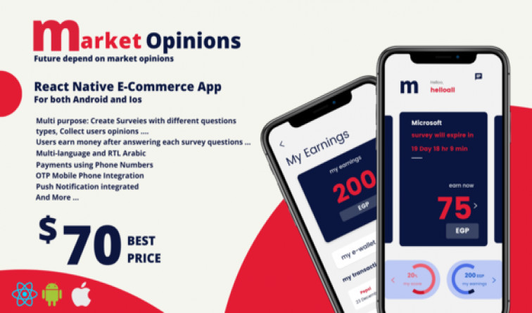 Market opinions Mobile App