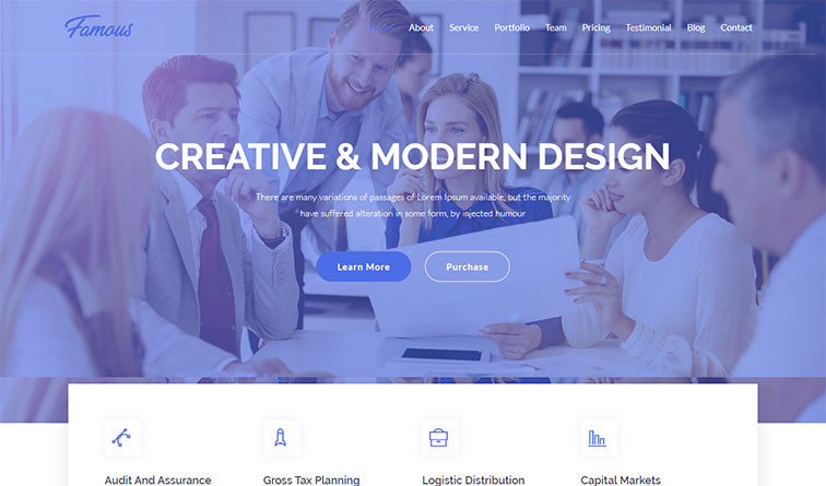 Consulting Website Theme