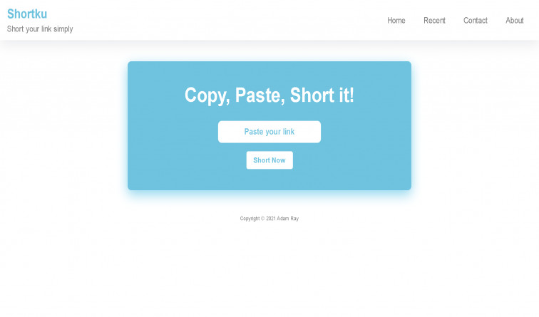 Link Shortener Laravel