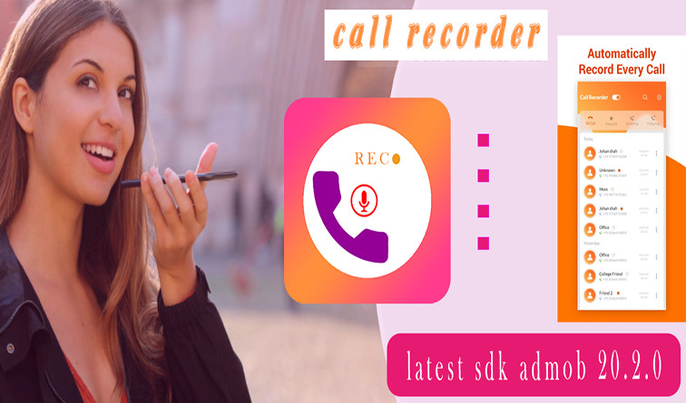 Automatic call Recorder app whit latest sdk admob and facebook