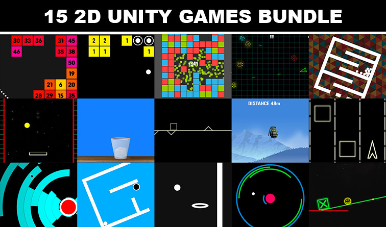 15 2D Unity Games Bundle