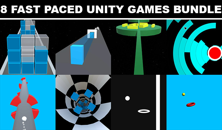 8 Fast Paced Unity Games Bundle