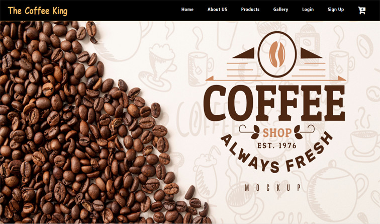 Coffee Shop Template