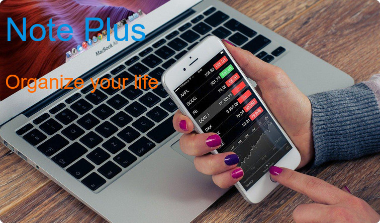 Note Plus Android application that organizes notes cheklists