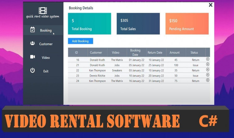 Video Rental Software