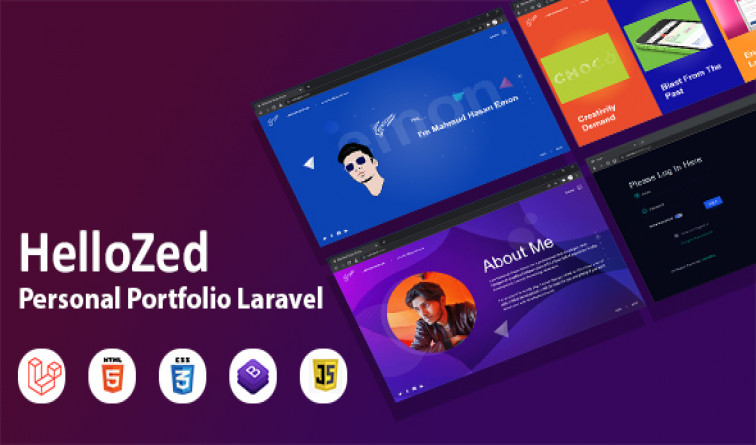 HelloZed Personal Portfolio Laravel