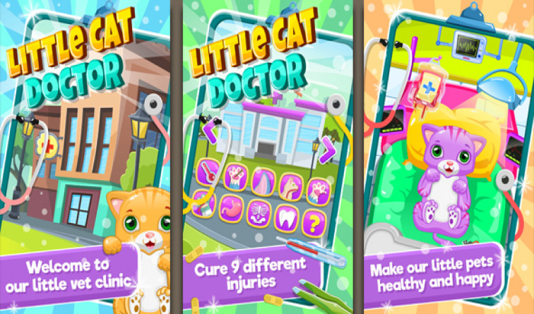 Little Cat Doctor Pet Vet Game