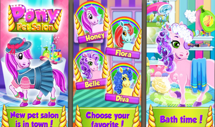 Pet Salon Pony Care Games