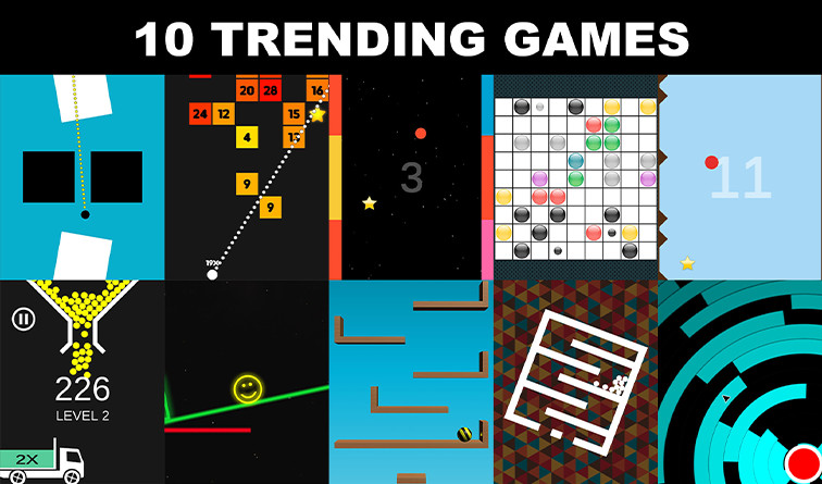 10 Trending Hyper Casual Games Unity Source code