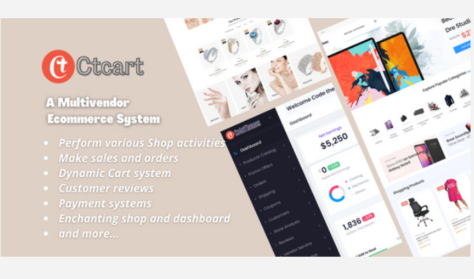 Ctcart Multivendor e commerce store