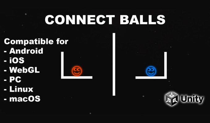 Connect Balls Unity Game With AdMob Ads