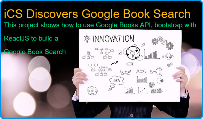 Free iCS Discovers Google Book Search ReactJS Version