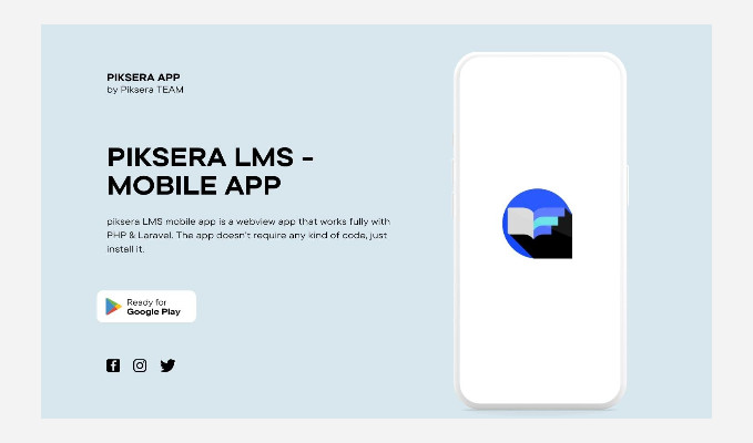 Mobile App for Piksera LMS