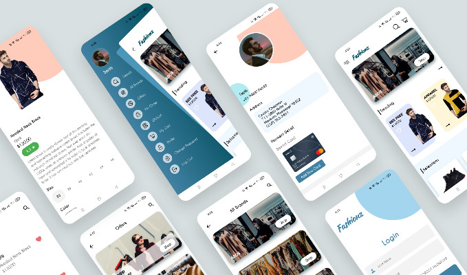 Fashionz Shopping App Flutter UI Template