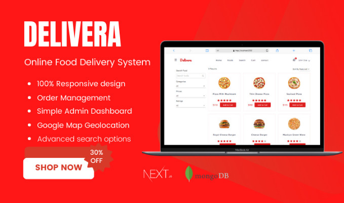 Delivera Online Food Ordering System