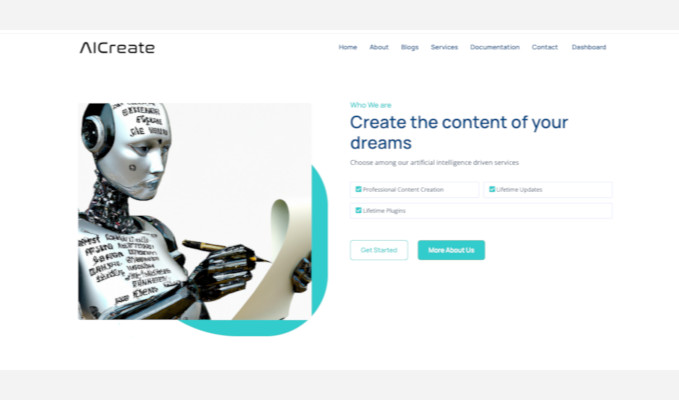 AICreate AI Writer Blog AI Content Creation Tool SAAS Payment Gateways Laravel