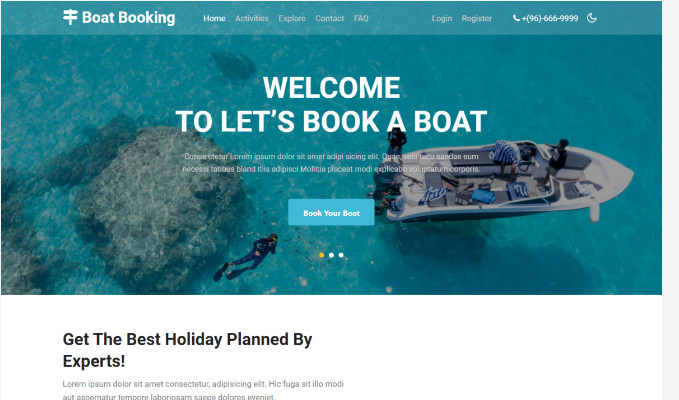 Boat Booking System Web App