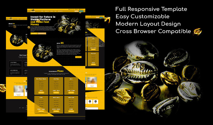 OneGoldplus Investment HTML Template