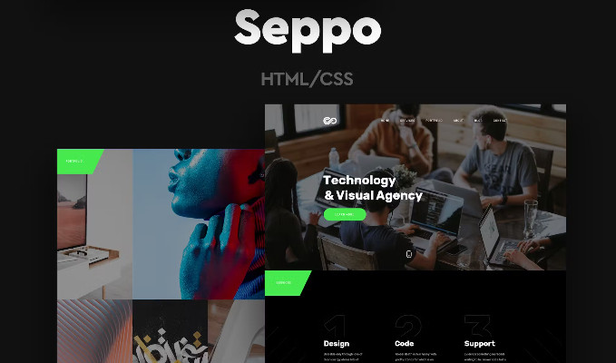 Seppo Corporate One Page HTML Template