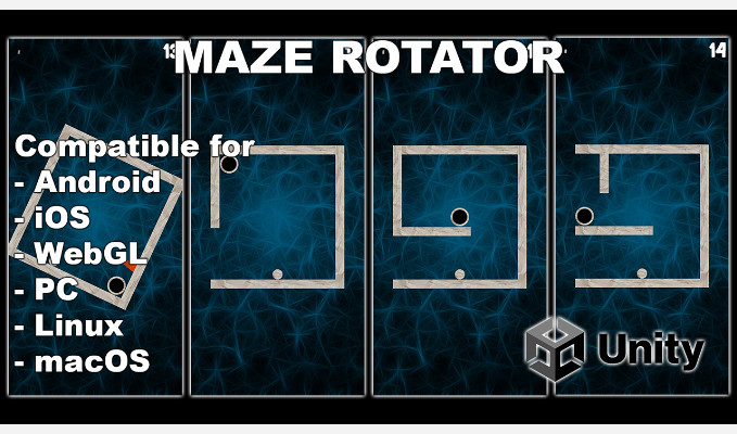 Maze Rotator Unity Puzzle Game Source Code