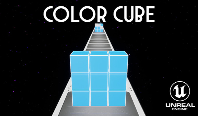 Color Cube Unreal Engine Game Blueprint