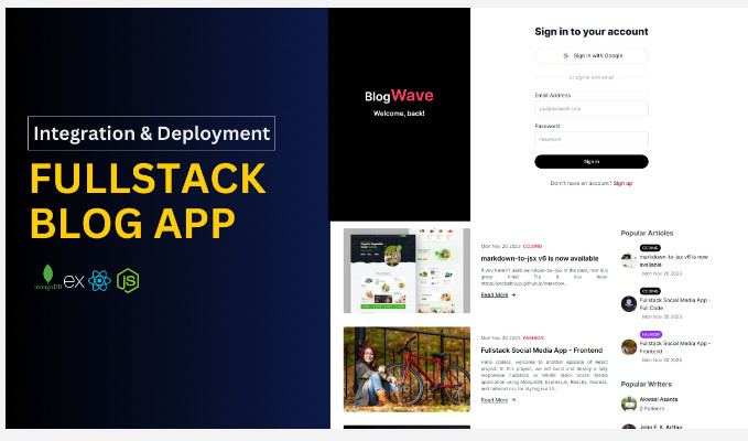 Fullstack Blog Application MERN Stack