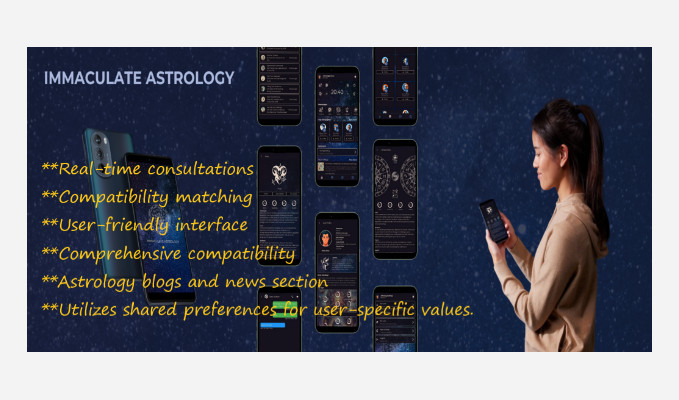 Astrology and Horoscope Flutter UI