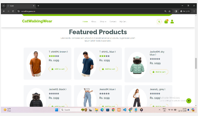 Ecommerce Website with Admin Panel built in PHP Laravel