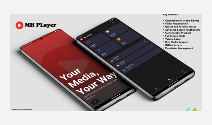 MH Player The Ultimate Media Experience Flutter MX Player Clone Full Application