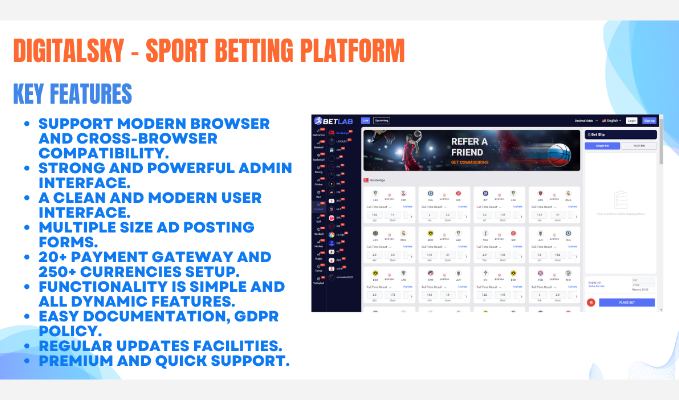 Digitalsky Sports Betting Platform