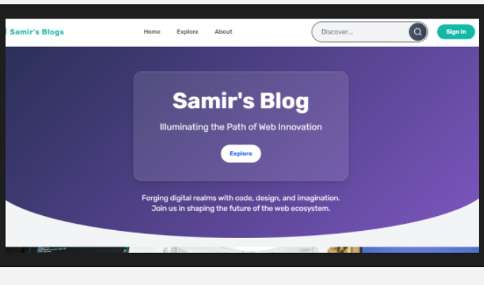 Modern Blog Posting Platform